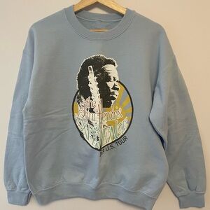 Blue Graphic Men's Sweater